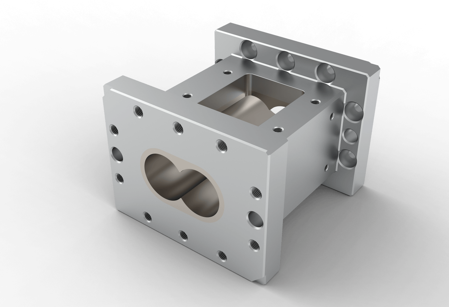 Extruder Open Screw Barrel